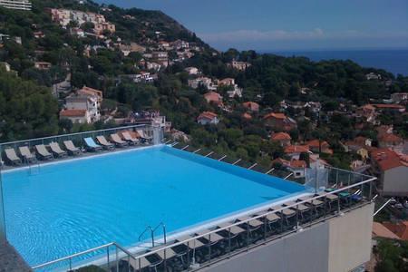 Appt 5 Personnes Vue Mer Piscine Costa Plana Cap D'Ail Monaco Exterior photo